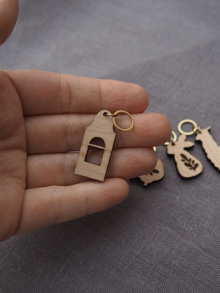 Maschenmarkierer mit nordischen Flair