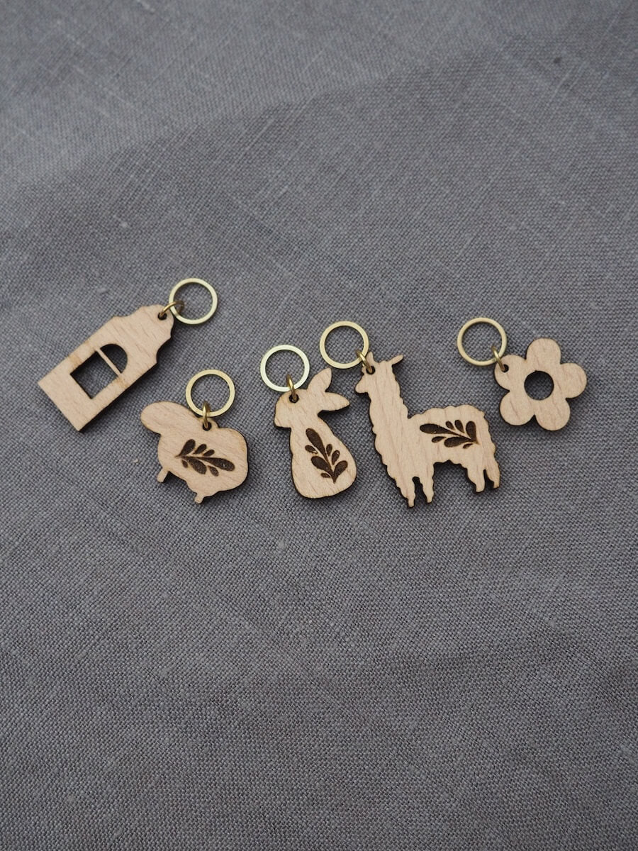 Maschenmarkierer mit nordischen Flair