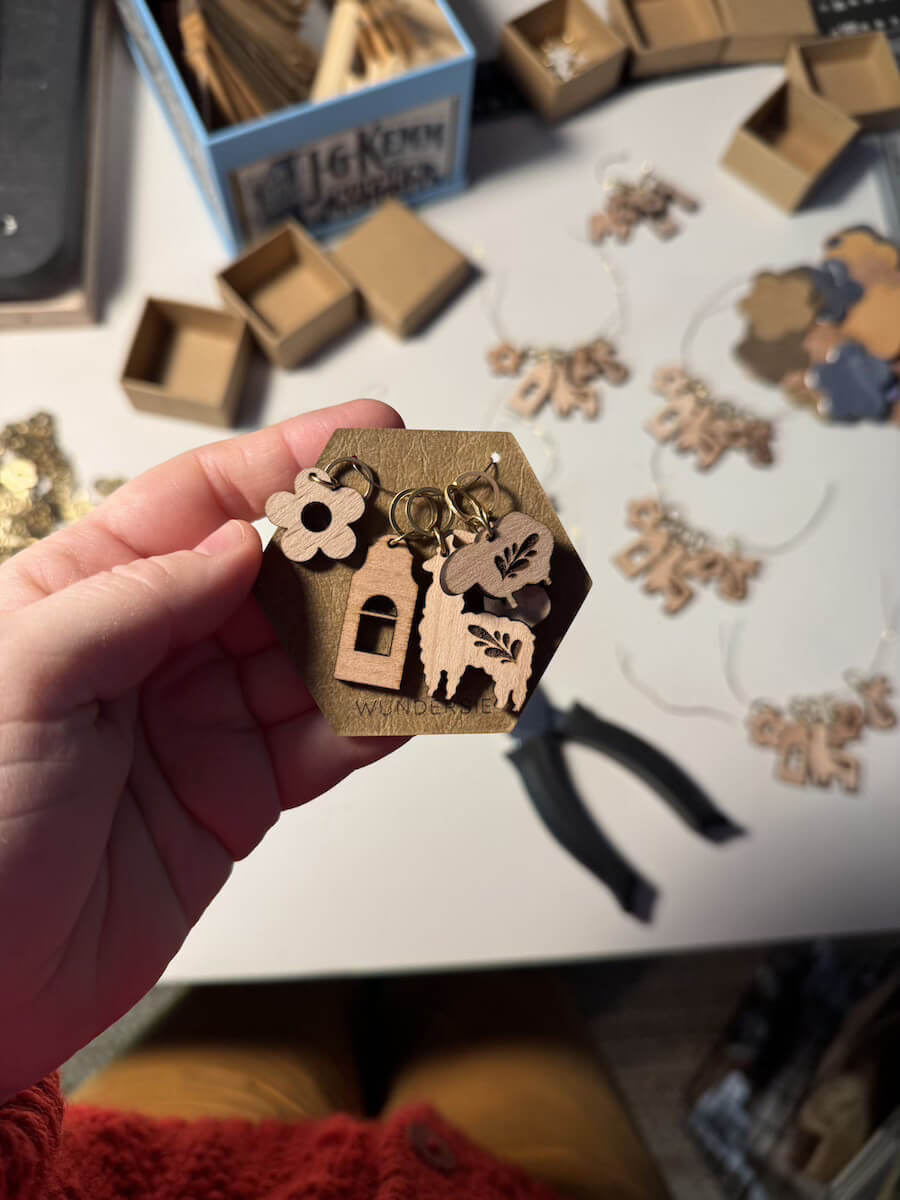 Maschenmarkierer mit nordischen Flair