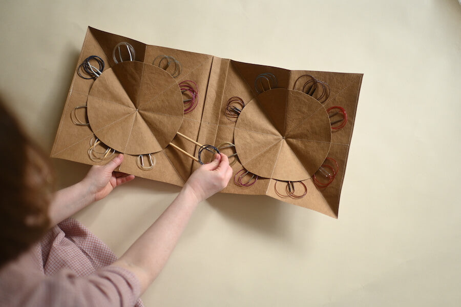 Für feste Rundstricknadeln