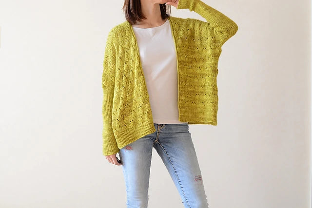 Cardigan stricken mit Aestiva von Lanivendole