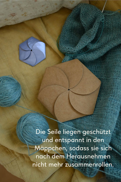 Aufbewahrung für Stricknadel Seile